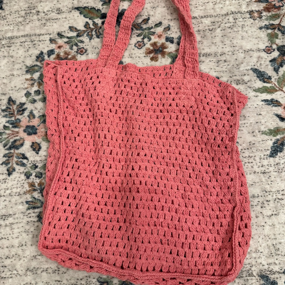 Universal Thread Pink Crochet Bag